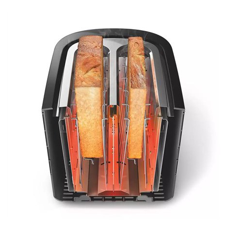Philips | HD2637/90 Viva Collection | Toaster | Power W | Number of slots 2 | Housing material Metal/Plastic | Black - 4